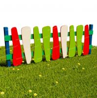 Забор из Экопластика "Дубинки"