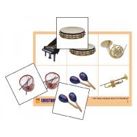 Лото "Музыкальные инструменты" (4 планшета, 24 карт., цвет., ламинир.)