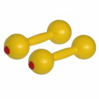 Гантели пластмассовые 1 кг (2 шт.) с солью