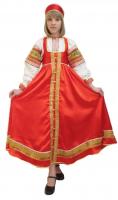 Русский народный костюм для взрослых "Василиса"