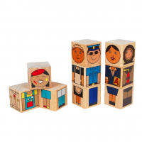Кубики деревянные  «Профессии»