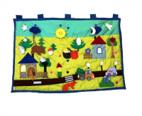 Коврик, панно настенное "День - Ночь"