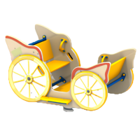 Качалка на пружине "Карета" для детей Качалка на пружине "Карета" для детей