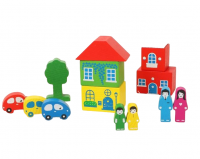 Конструктор "Цветной", 14 деталей