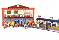 Конструктор ЖЕЛЕЗНАЯ ДОРОГА (ХДФ, УФ печать)