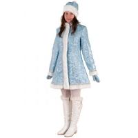 Костюм Снегурочки "Мини" сантун (голубой)