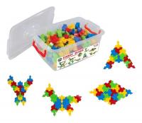 Конструктор "Веселые блоки", 128 деталей