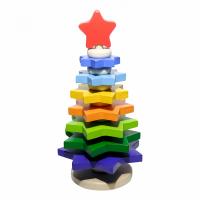 Пирамидка «Елочка радужная» Пирамидка «Елочка радужная»