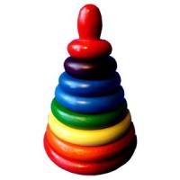 Пирамидка "Радуга", 8 деталей Пирамидка "Радуга", 8 деталей