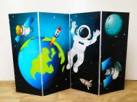 Напольная ширма гармошка "Космос"