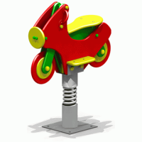 Качалка на пружине "Мотоцикл" Качалка на пружине "Мотоцикл"