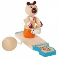 Богородская игрушка "Зверушка с игрушкой"