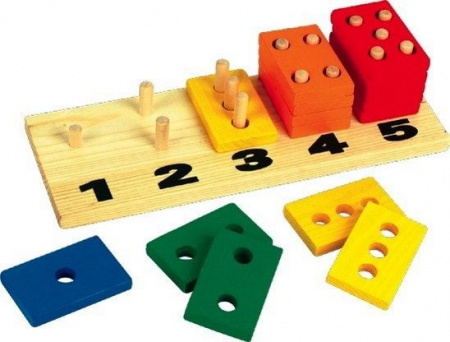 Пирамидки-счет "Прямоугольники" (5 в 1)